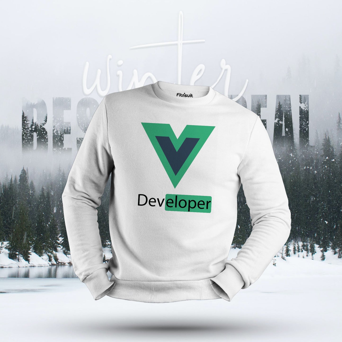 Vue.js Developer Logo Hoodie & Sweatshirt