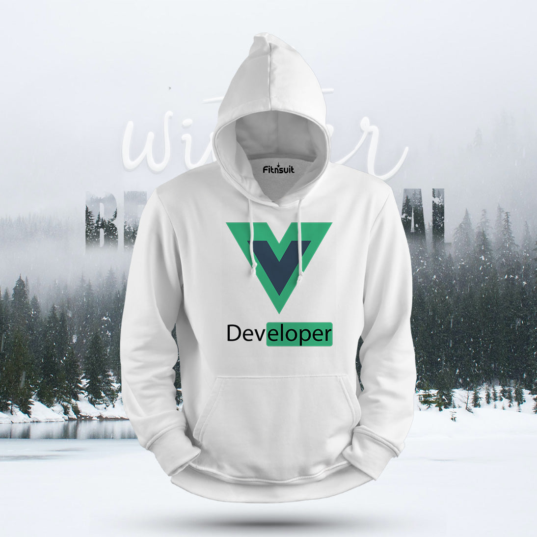 Vue.js Developer Logo Hoodie & Sweatshirt