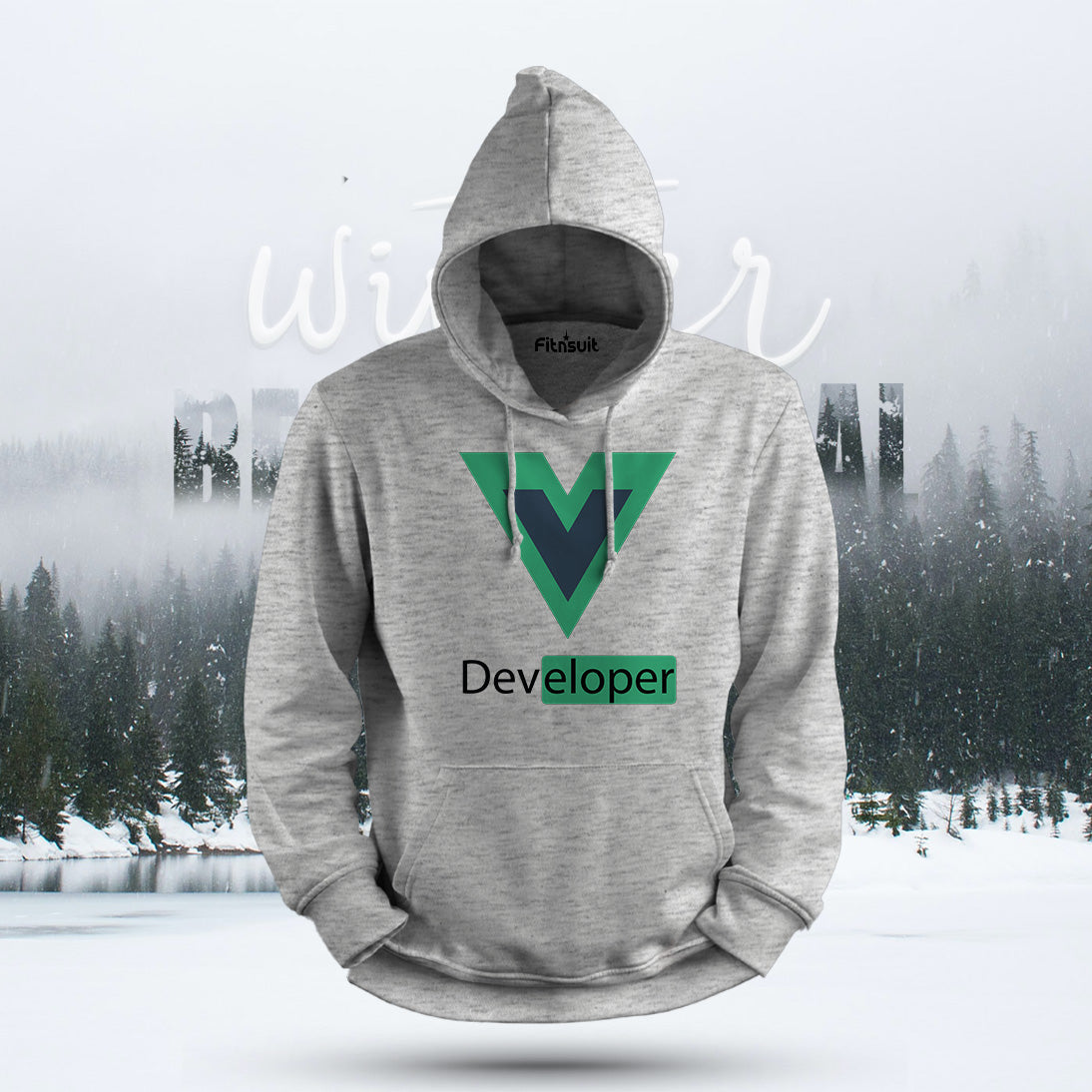 Vue.js Developer Logo Hoodie & Sweatshirt