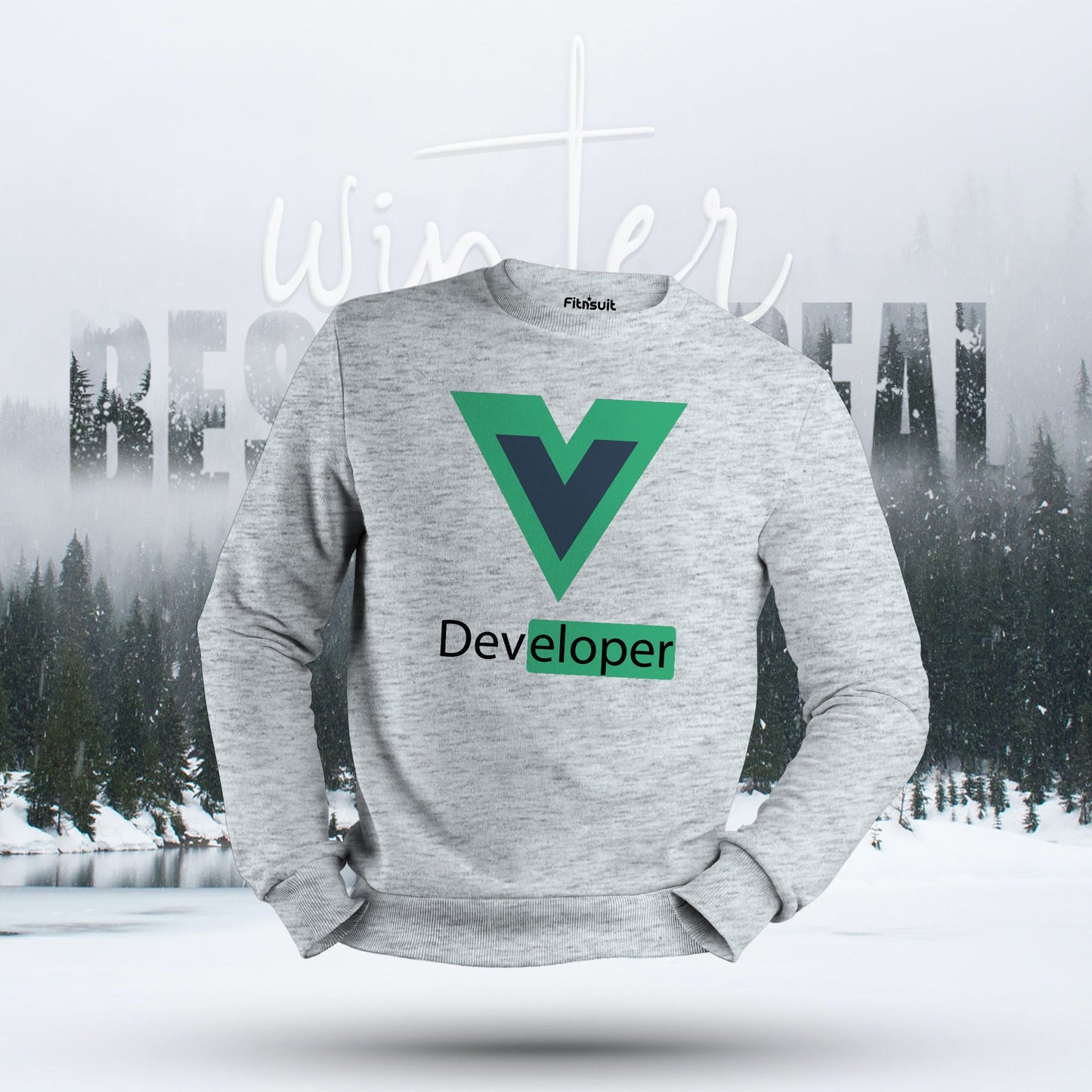 Vue.js Developer Logo Hoodie & Sweatshirt