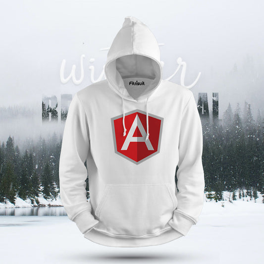 Angular Developer Shield Logo Hoodie & Sweatshirt