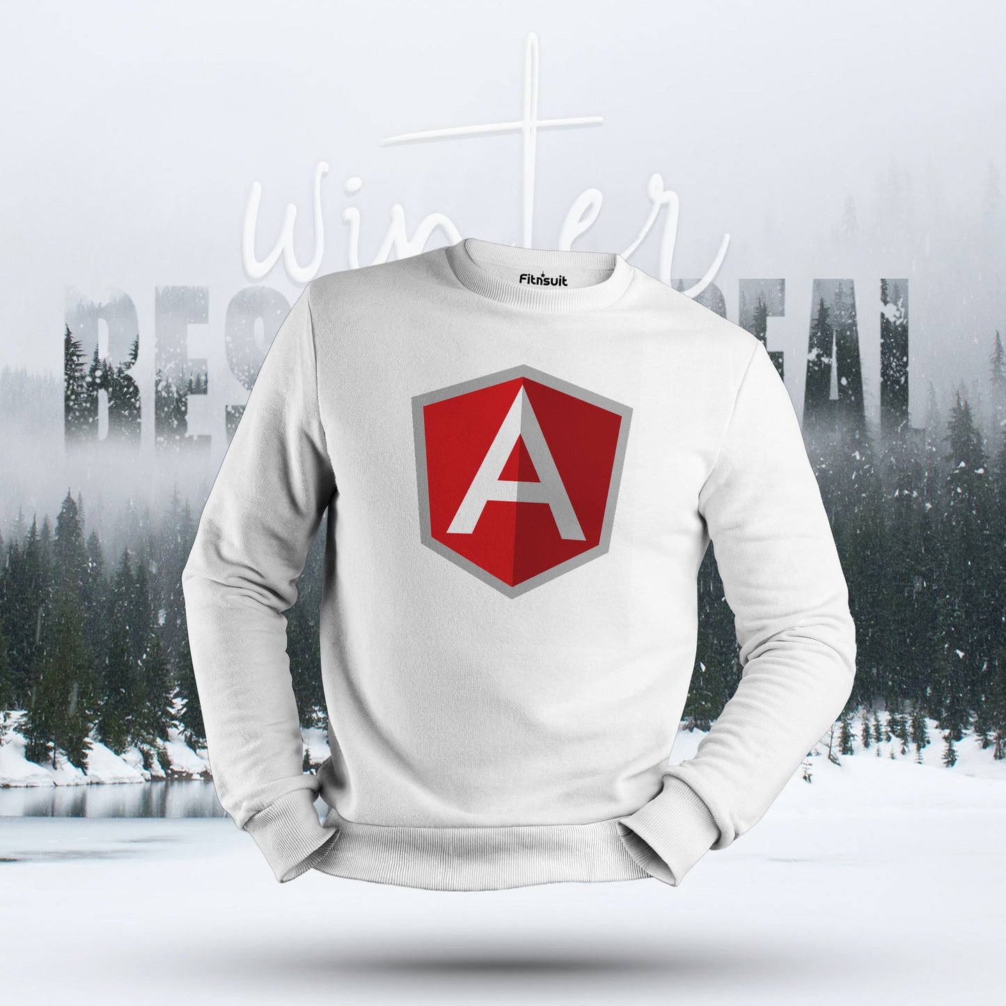 Angular Developer Shield Logo Hoodie & Sweatshirt