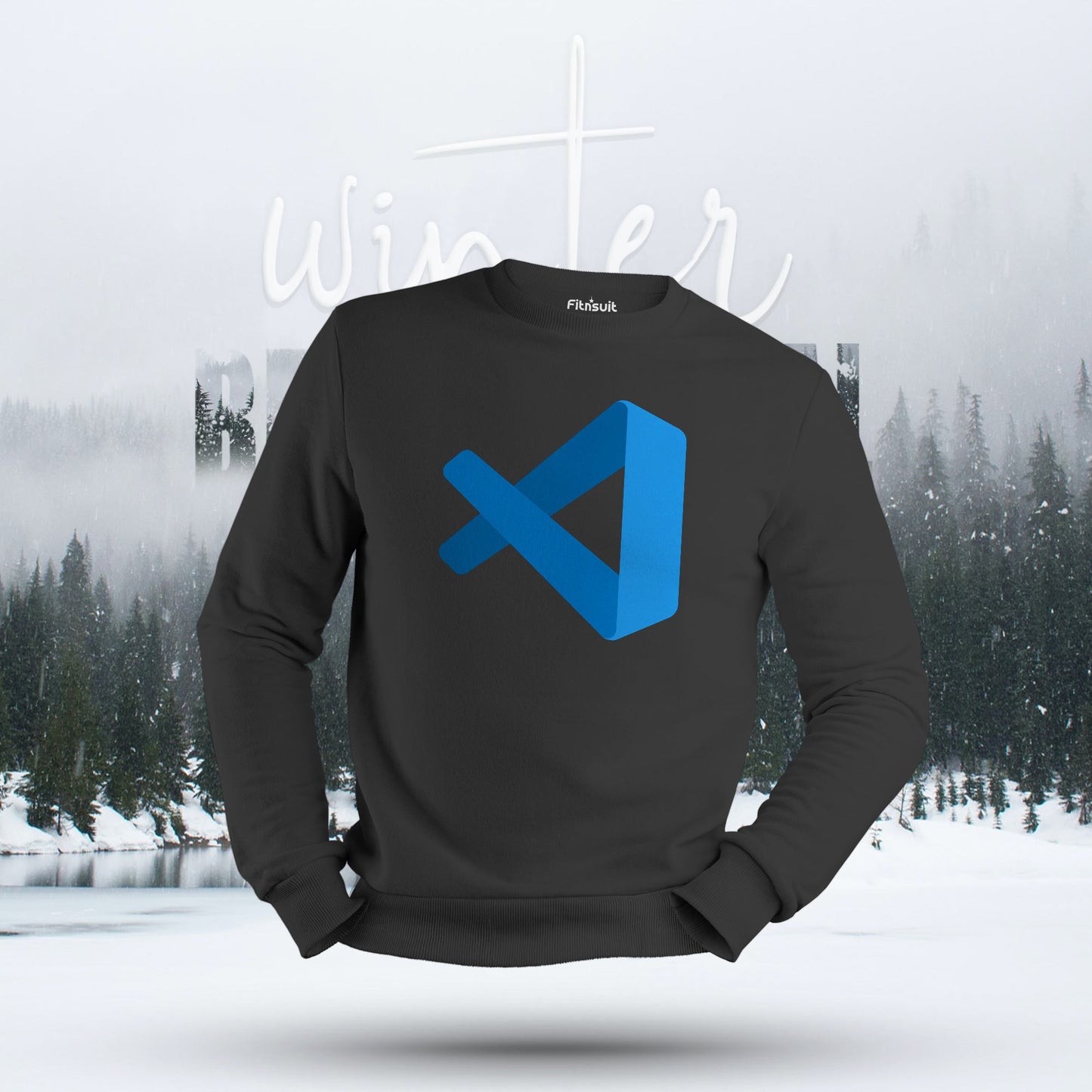 Visual Studio Code Editor Logo Hoodie & Sweatshirt
