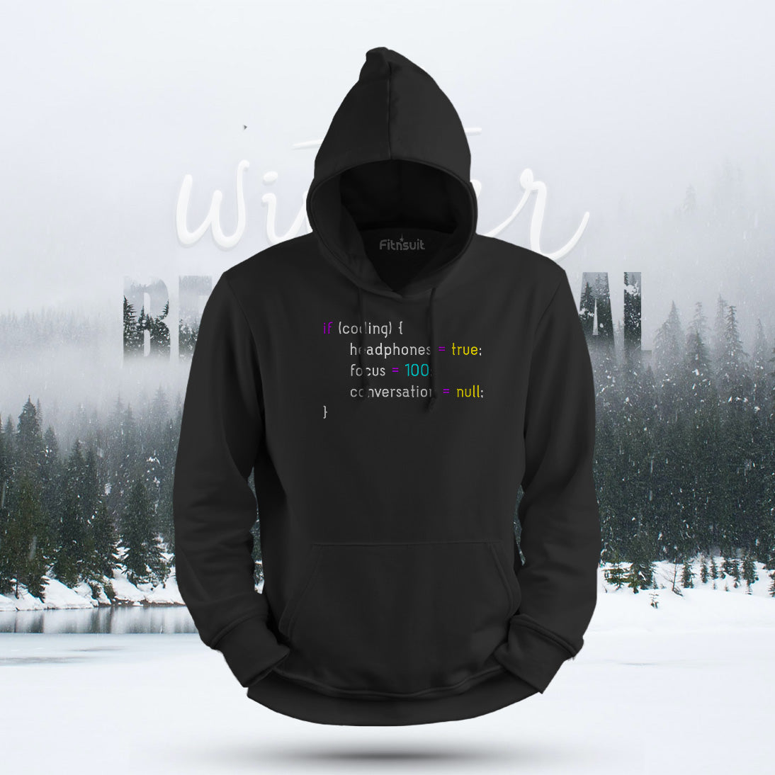 Coding Mode Script Syntax Hoodie & Sweatshirt