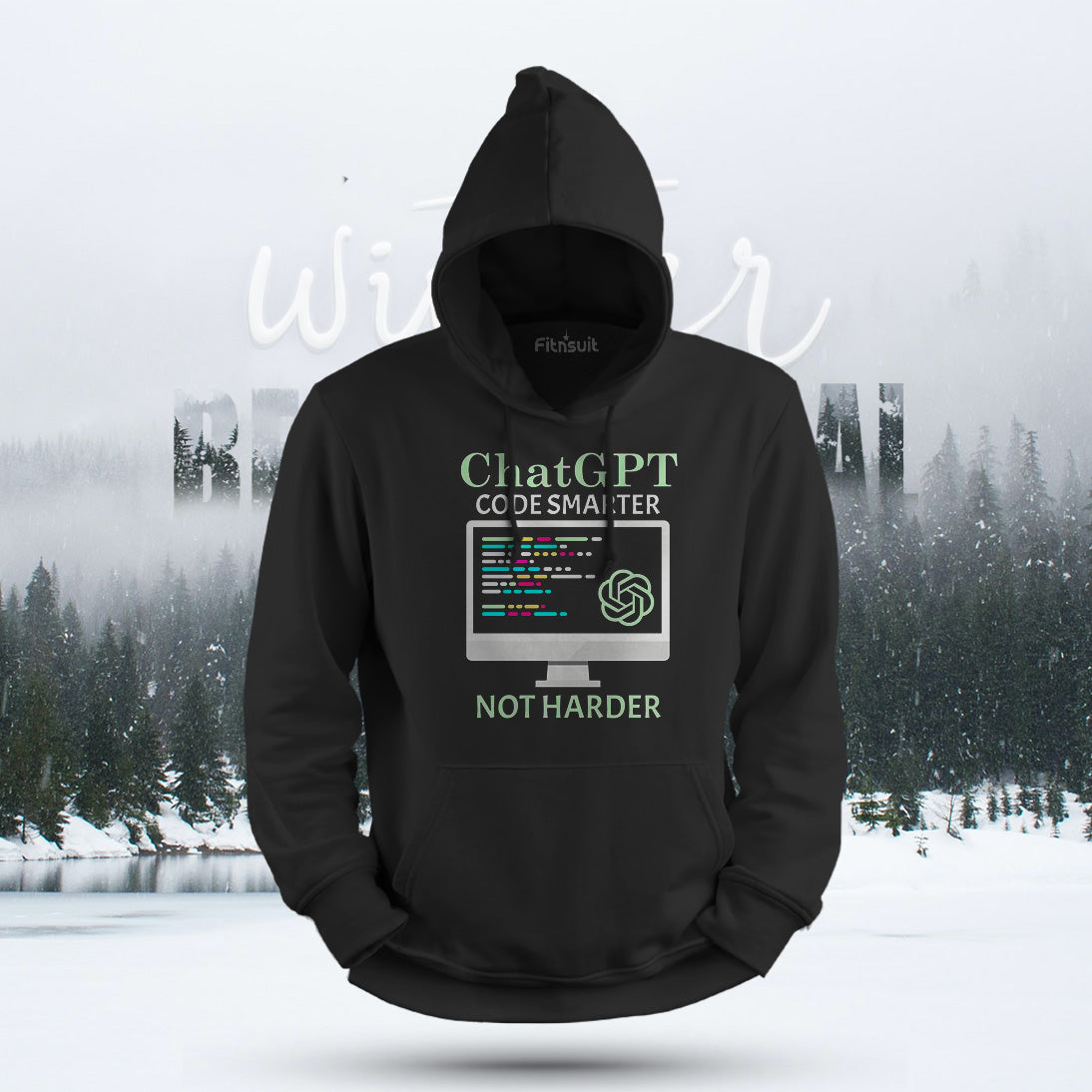 ChatGPT Code Smarter Not Harder Hoodie & Sweatshirt