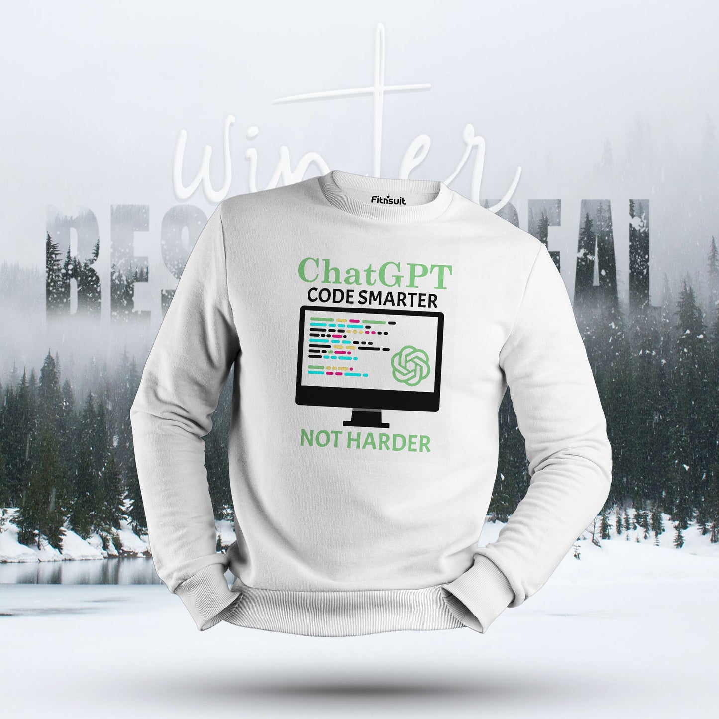 ChatGPT Code Smarter Not Harder Hoodie & Sweatshirt