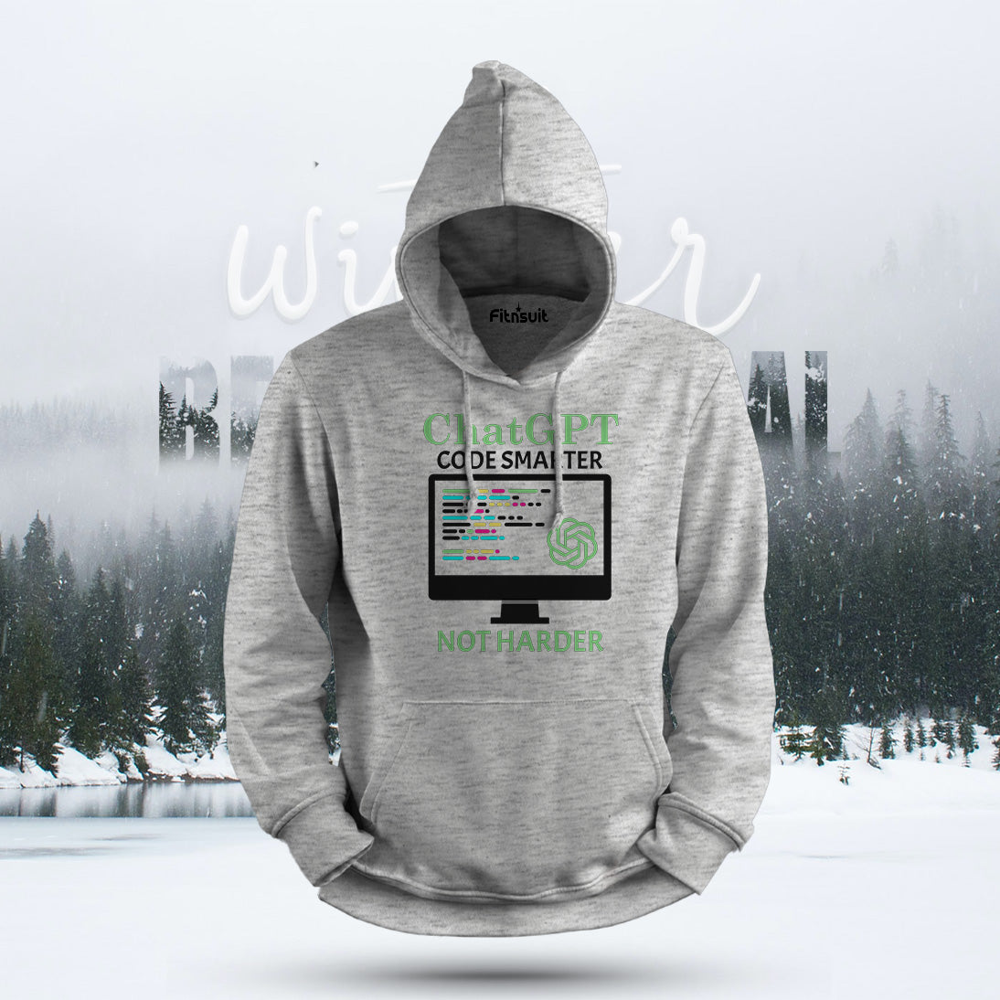 ChatGPT Code Smarter Not Harder Hoodie & Sweatshirt