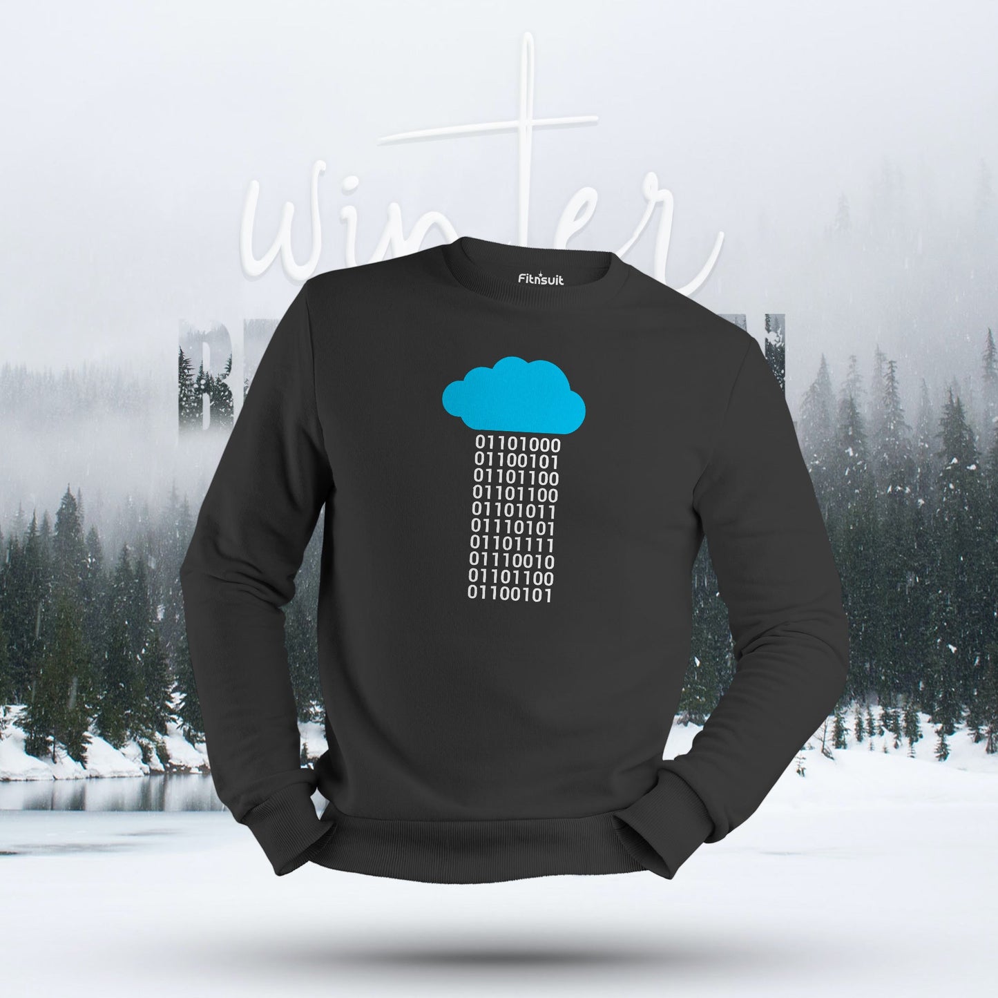 Binary Cloud Developer Design Hoodie & Sweatshirt