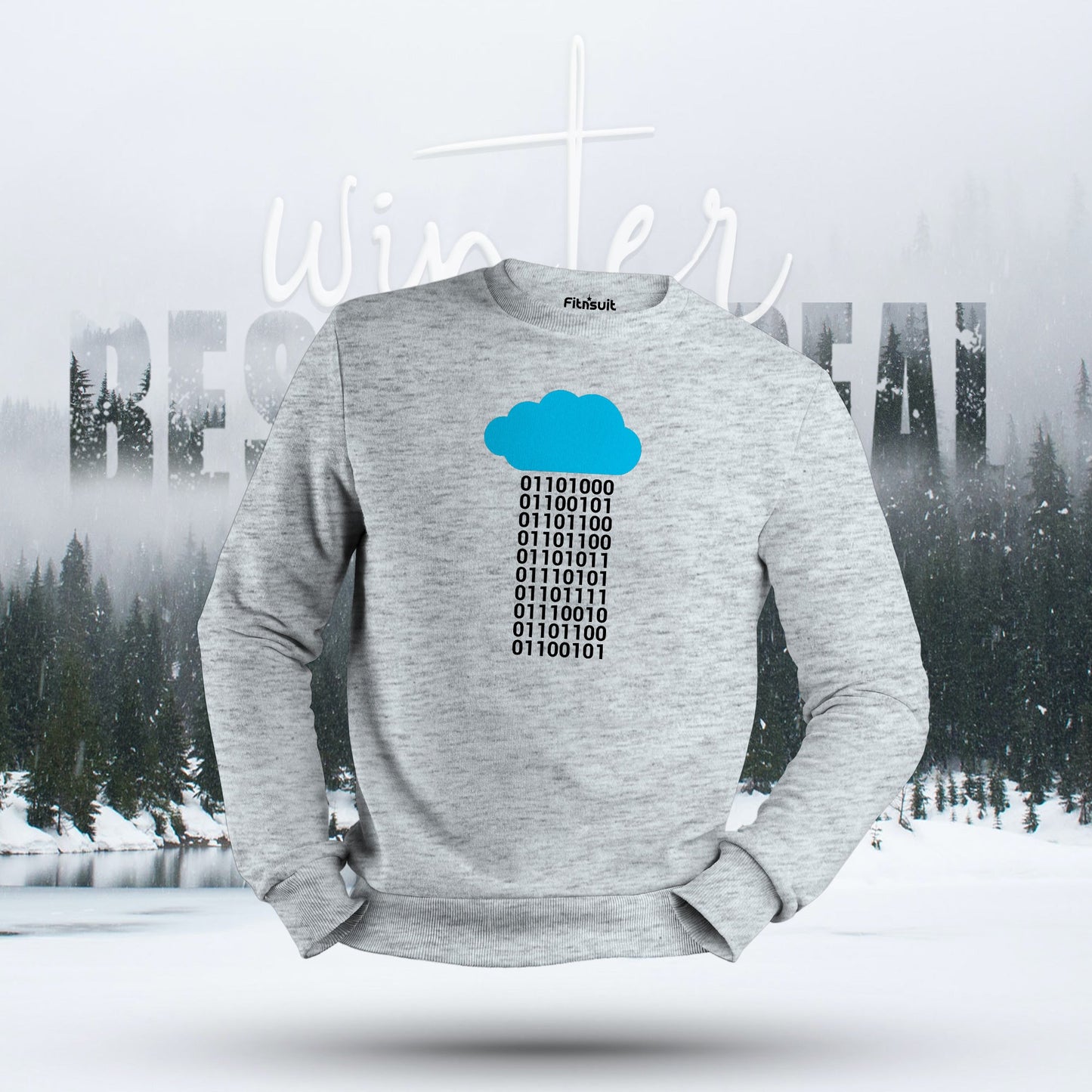 Binary Cloud Developer Design Hoodie & Sweatshirt