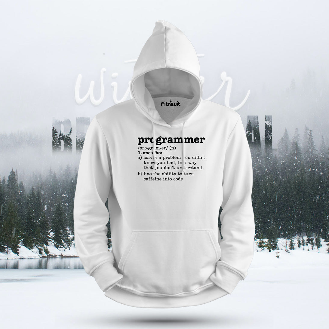 Programmer Definition Caffeine Powered Coder Hoodie & Sweatshirt