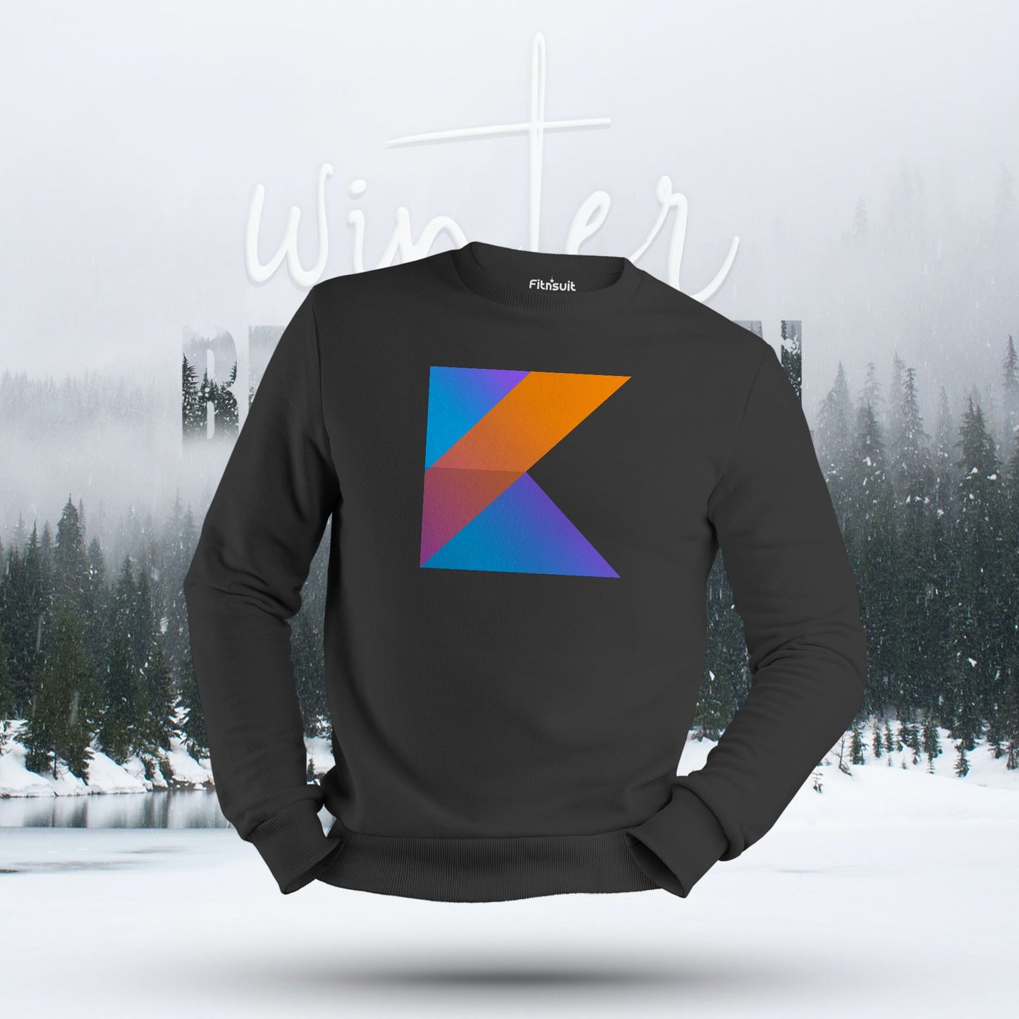 Kotlin Developer Gradient Logo Hoodie & Sweatshirt