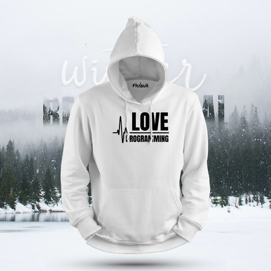 Love Programming Heartbeat Line Hoodie & Sweatshirt