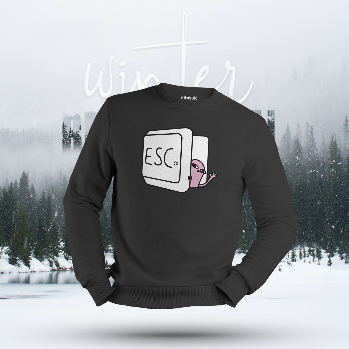 Escape Key Funny Design Hoodie & Sweatshirt