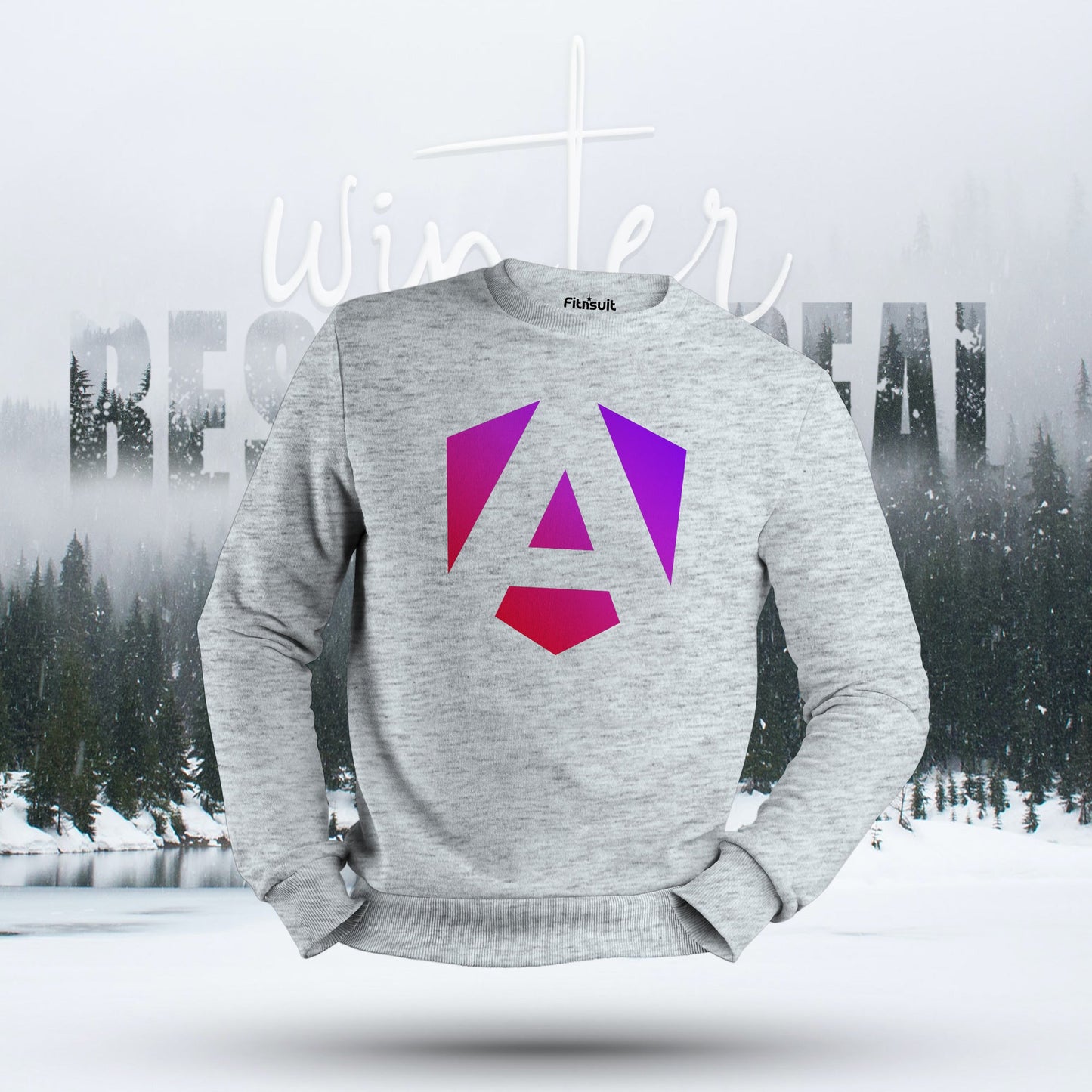 Angular Gradient Logo Developer Hoodie & Sweatshirt