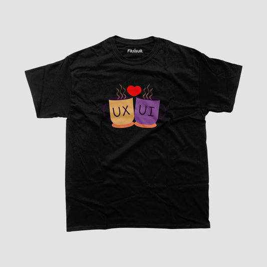 UX ❤️ UI Coffee Mugs Illustration UI UX Designer T-Shirt