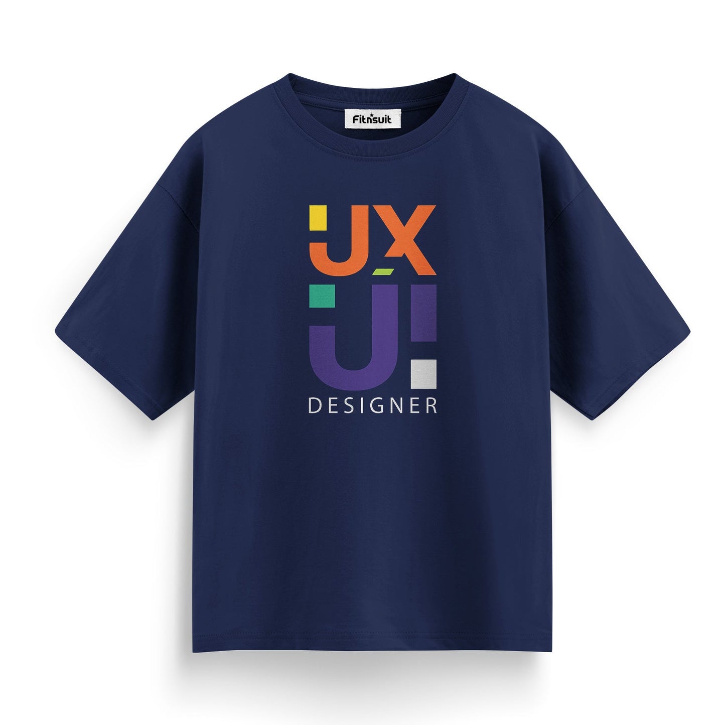 Colorful UX UI Designer Blocks UI UX Designer T-Shirt