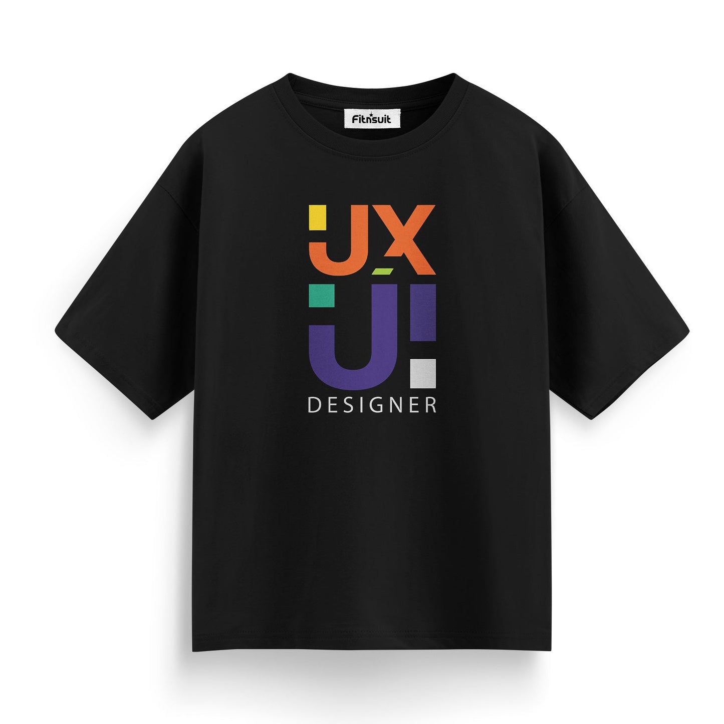 Colorful UX UI Designer Blocks UI UX Designer T-Shirt