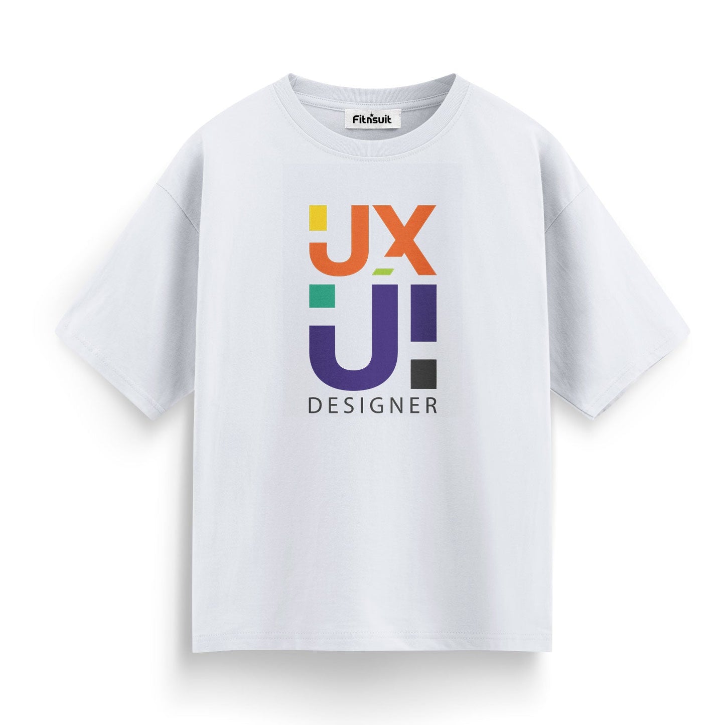 Colorful UX UI Designer Blocks UI UX Designer T-Shirt