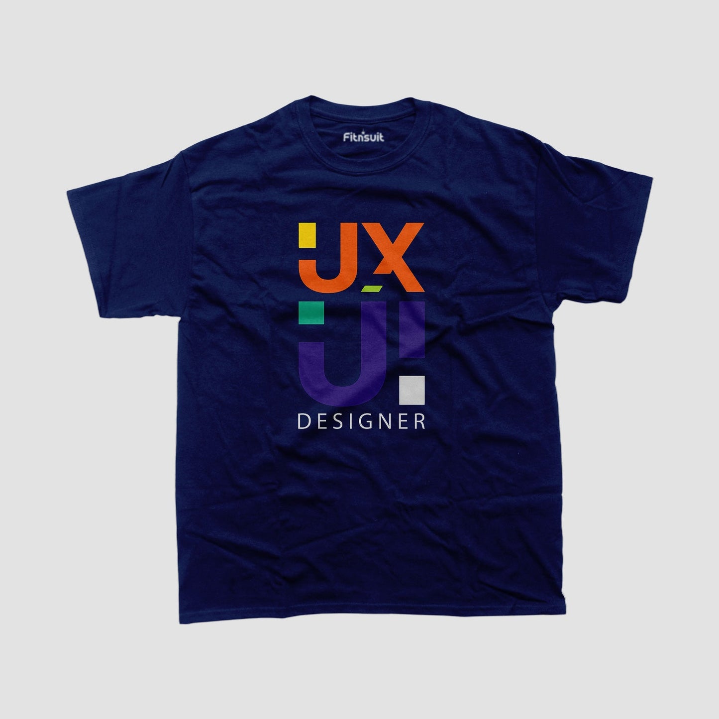 Colorful UX UI Designer Blocks UI UX Designer T-Shirt