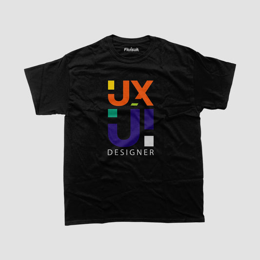 Colorful UX UI Designer Blocks UI UX Designer T-Shirt