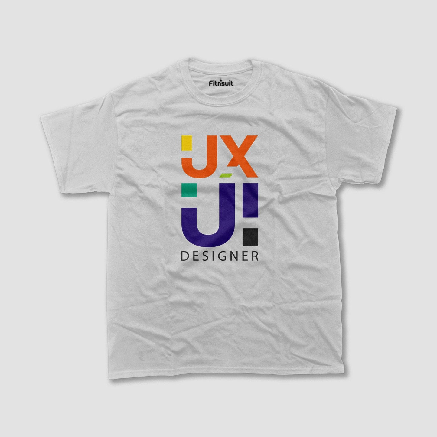 Colorful UX UI Designer Blocks UI UX Designer T-Shirt