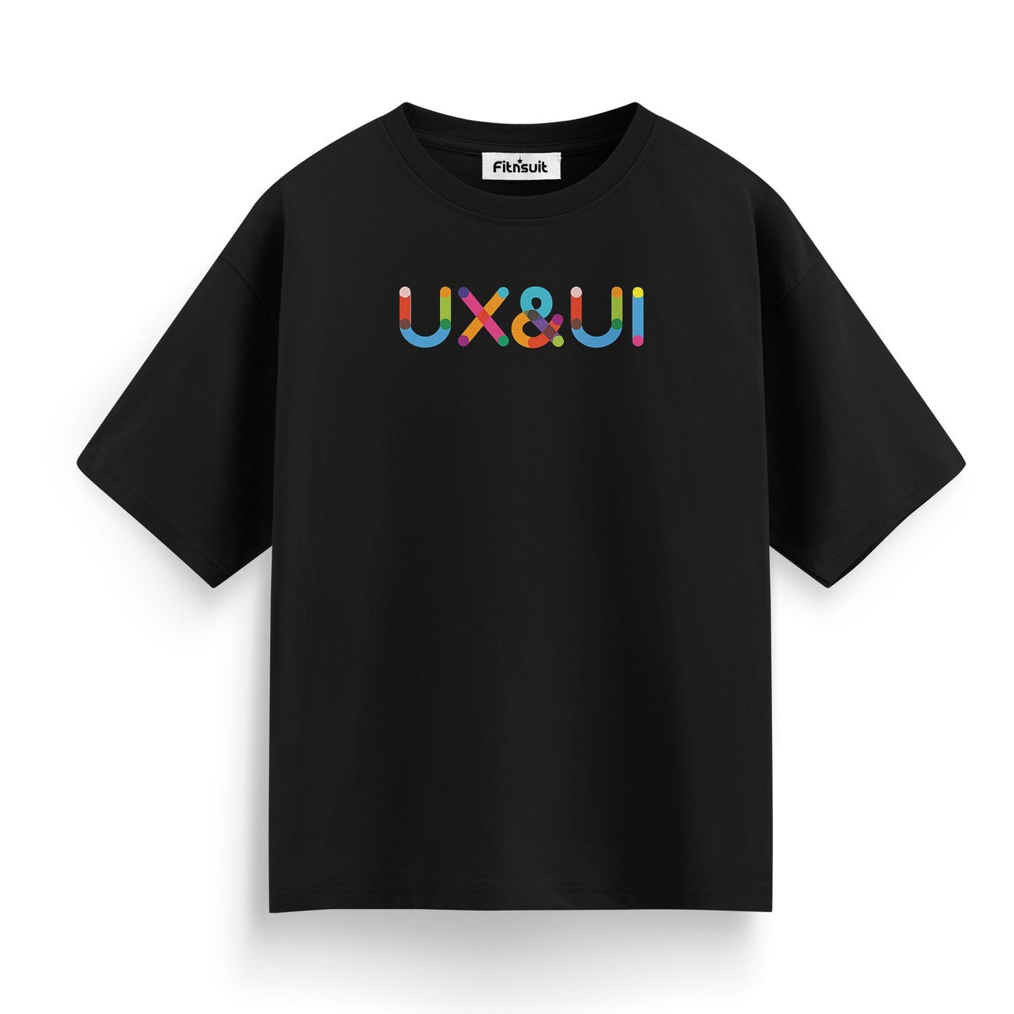 UX & UI Dots Typography Design UI UX Designer T-Shirt