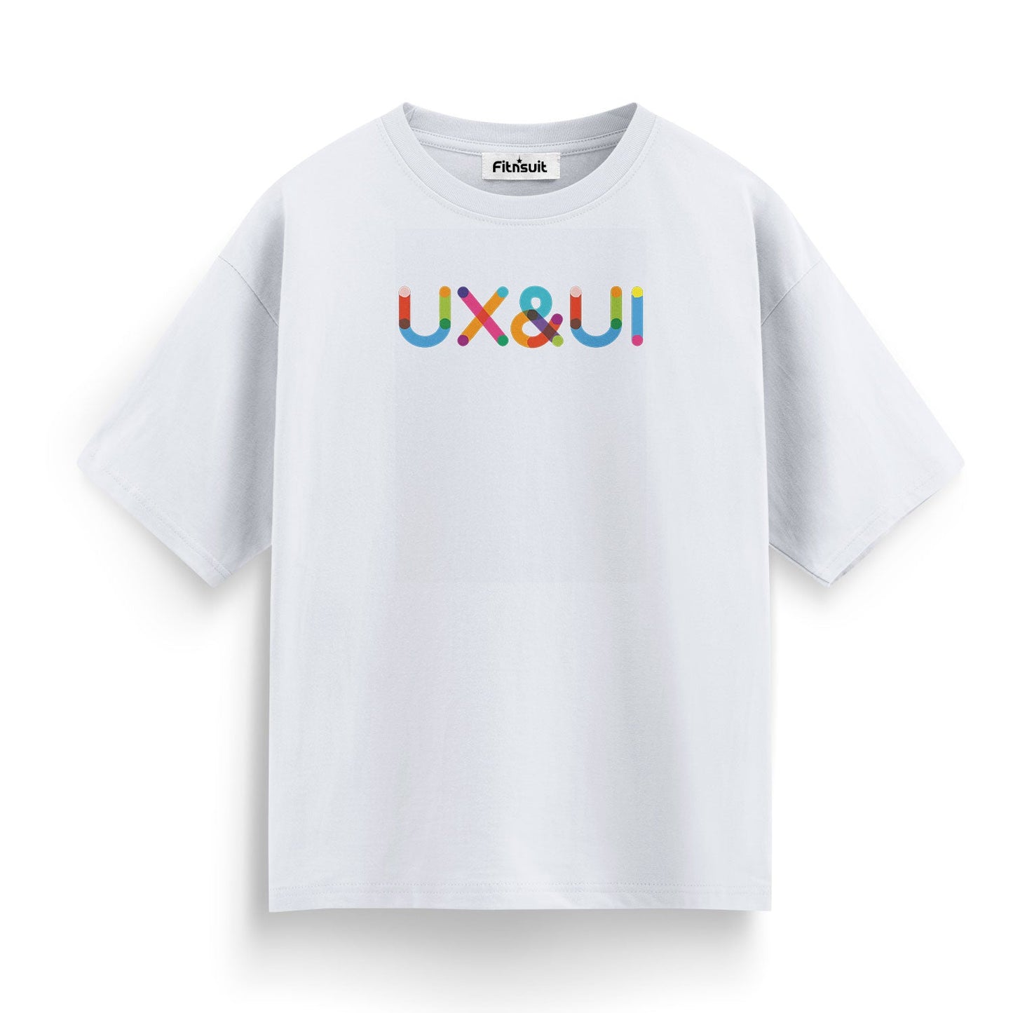 UX & UI Dots Typography Design UI UX Designer T-Shirt