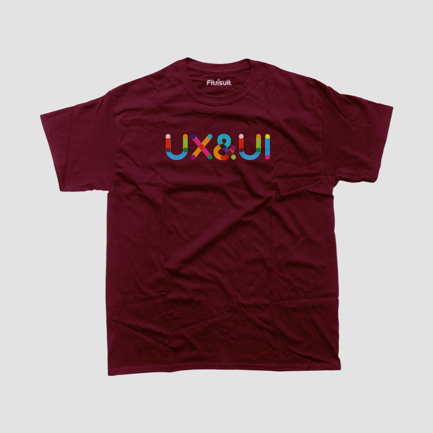 UX & UI Dots Typography Design UI UX Designer T-Shirt