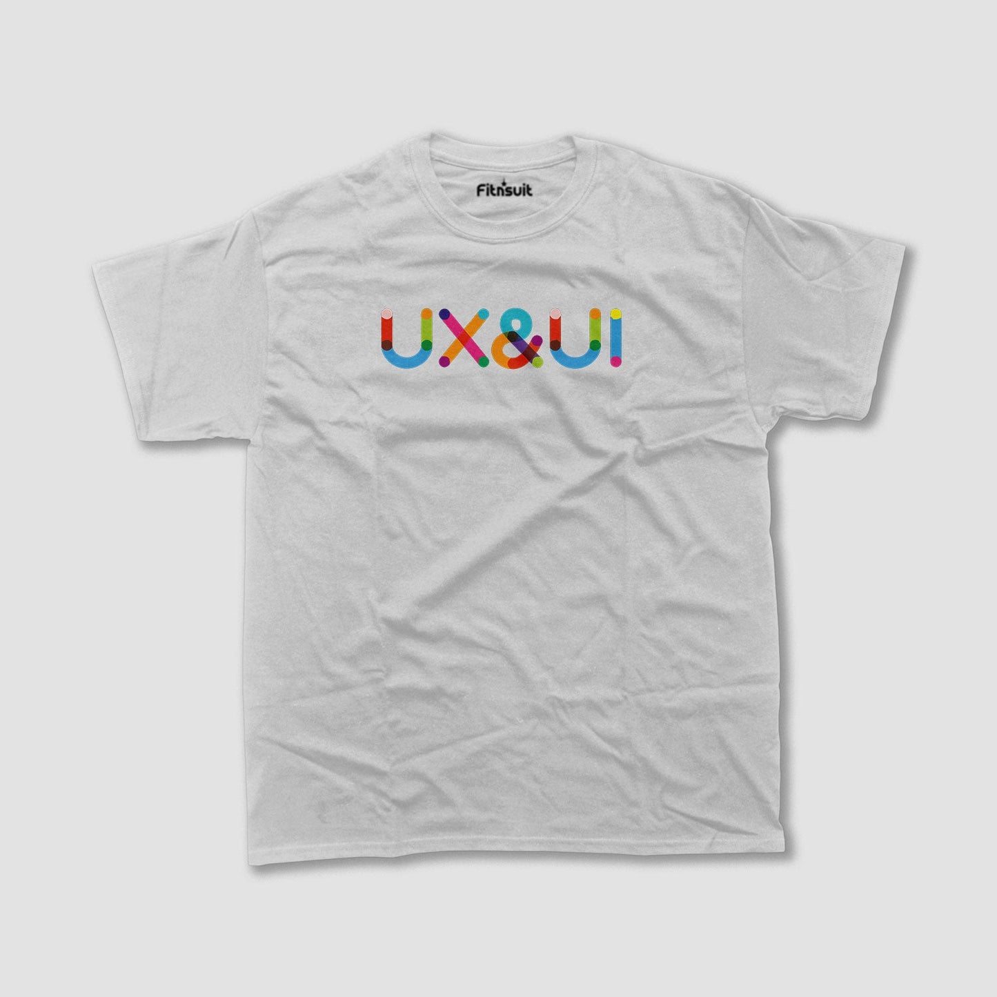 UX & UI Dots Typography Design UI UX Designer T-Shirt