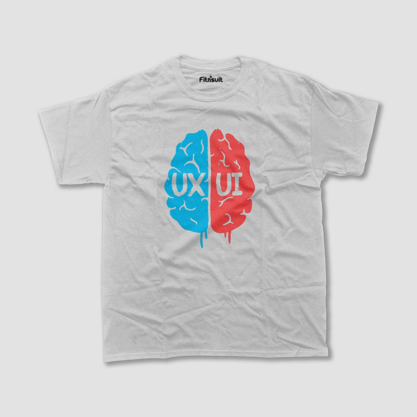 UX UI Brain Left vs Right Half UI UX Designer T-Shirt