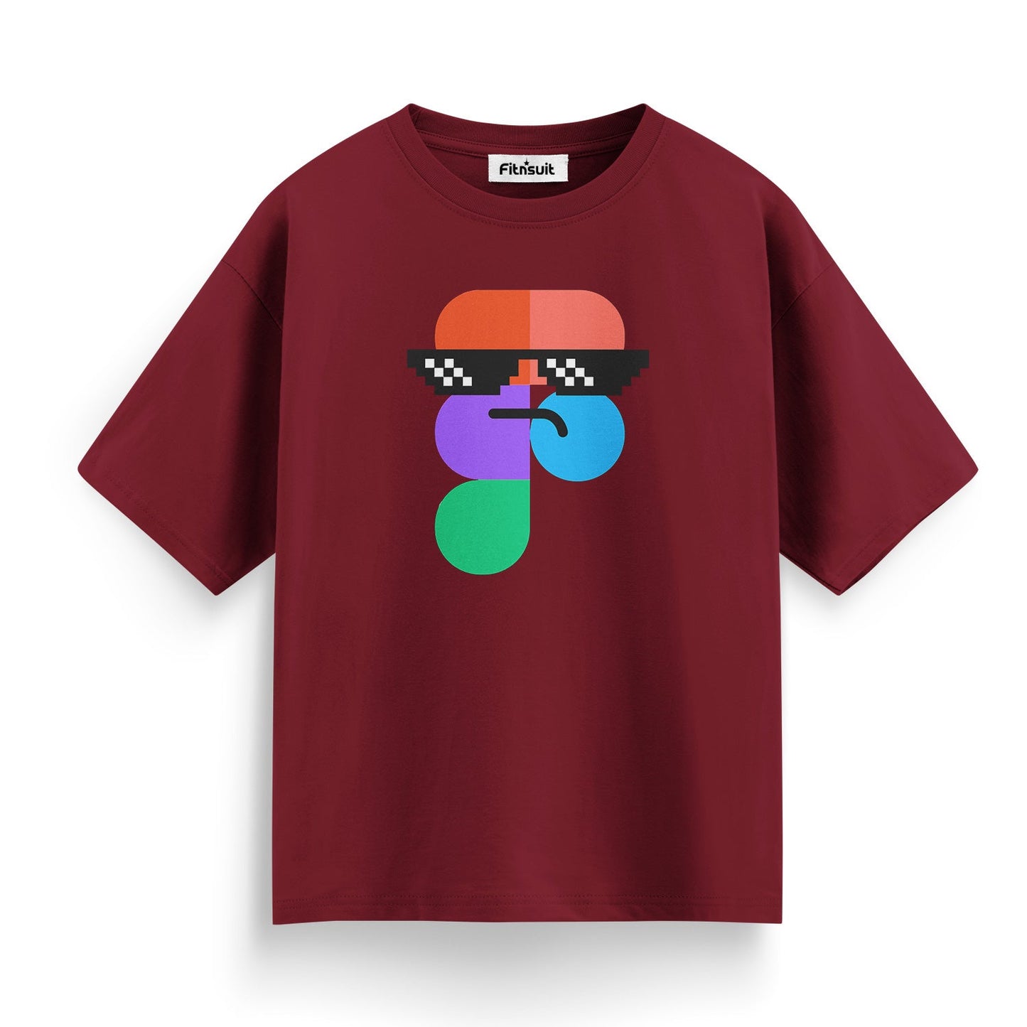 Figma Cool Sunglasses Character UI UX Designer T-Shirt