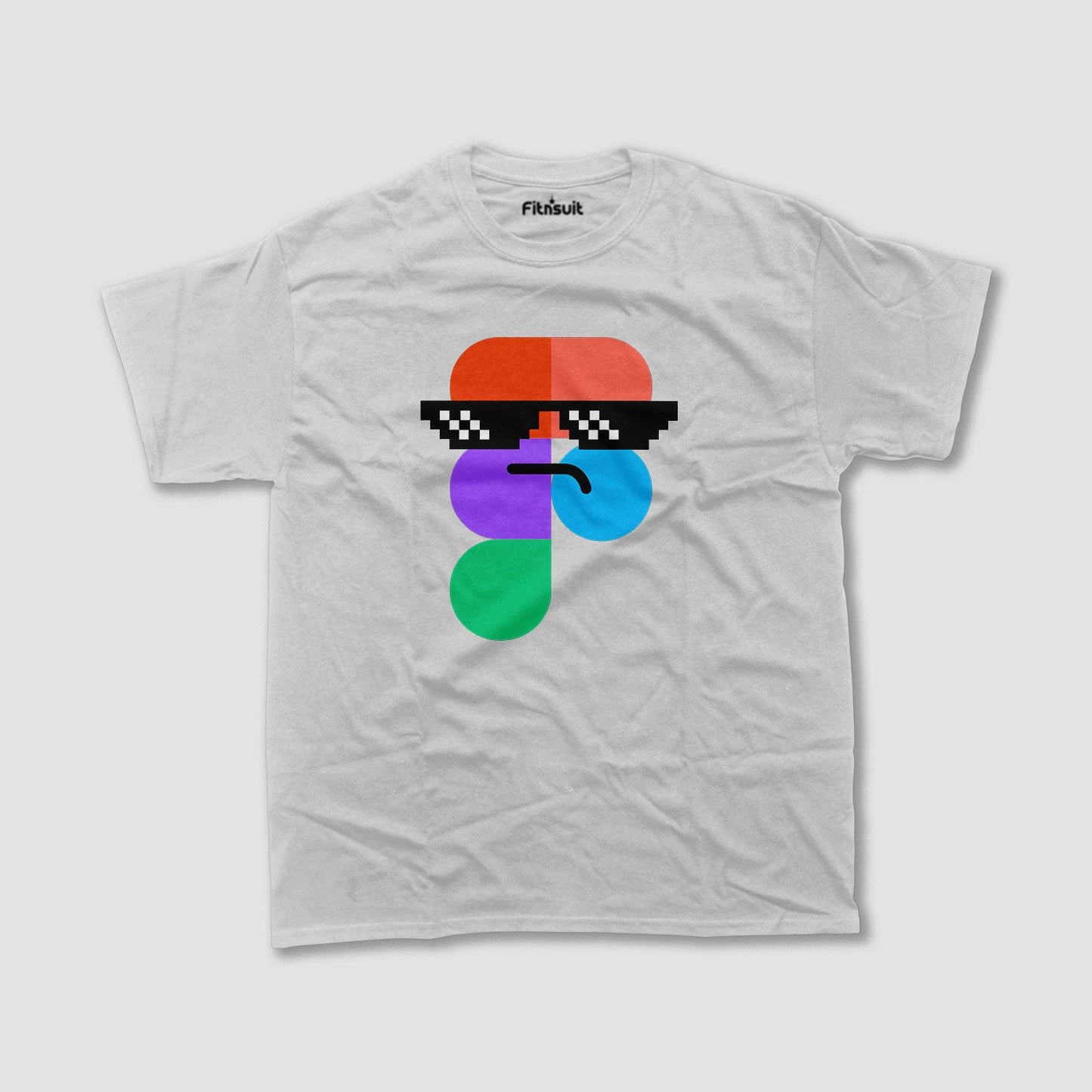 Figma Cool Sunglasses Character UI UX Designer T-Shirt
