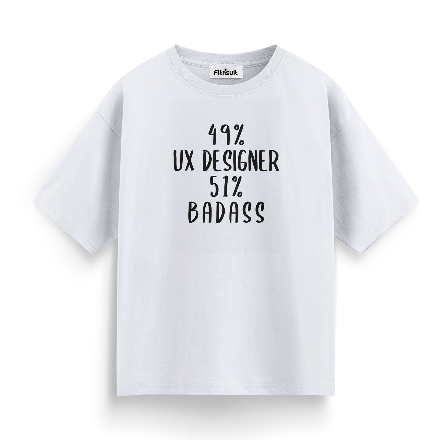 49% UX Designer, 51% Badass UI UX Designer T-Shirt