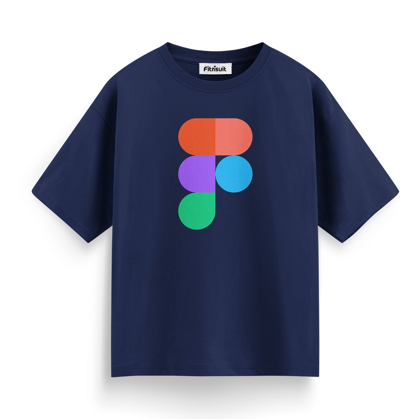 Figma Icon Flat Style UI UX Designer T-Shirt