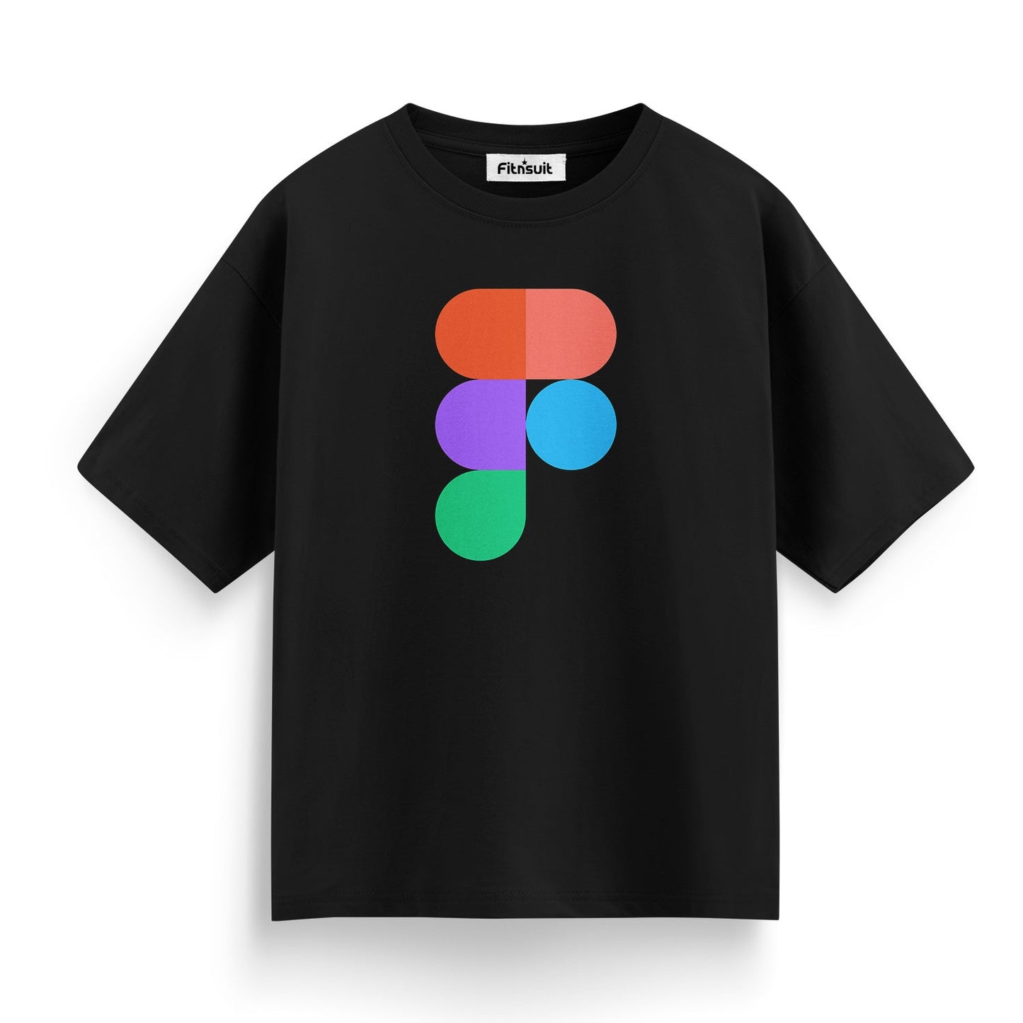 Figma Icon Flat Style UI UX Designer T-Shirt