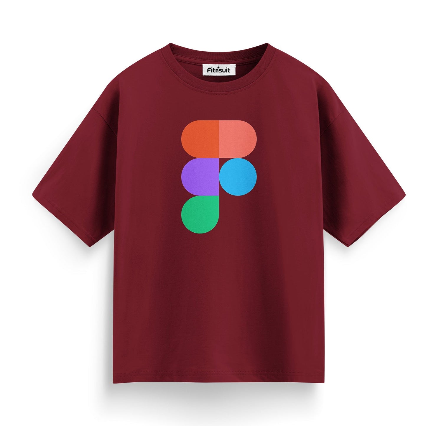 Figma Icon Flat Style UI UX Designer T-Shirt