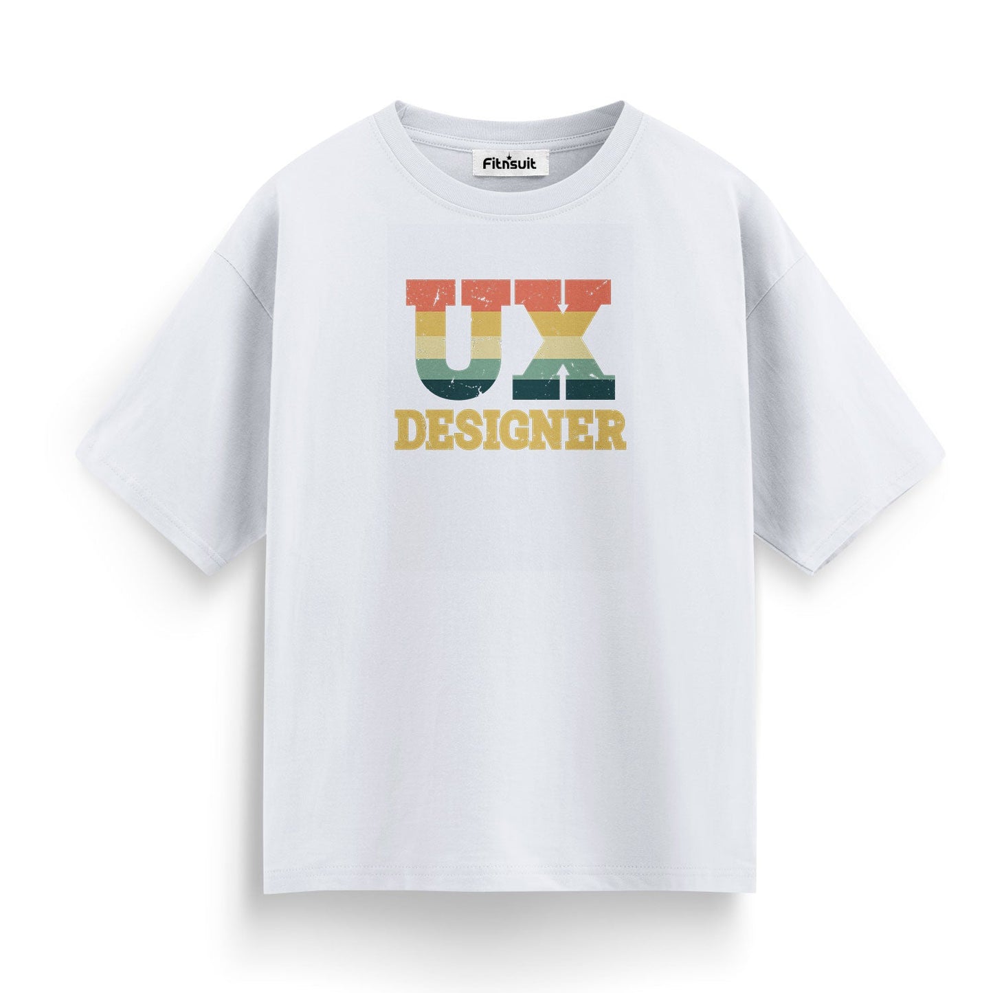 Retro UX Designer Text UI UX Designer T-Shirt