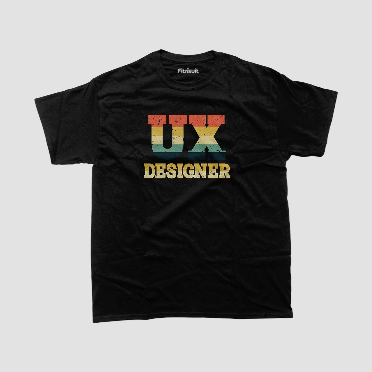 Retro UX Designer Text UI UX Designer T-Shirt