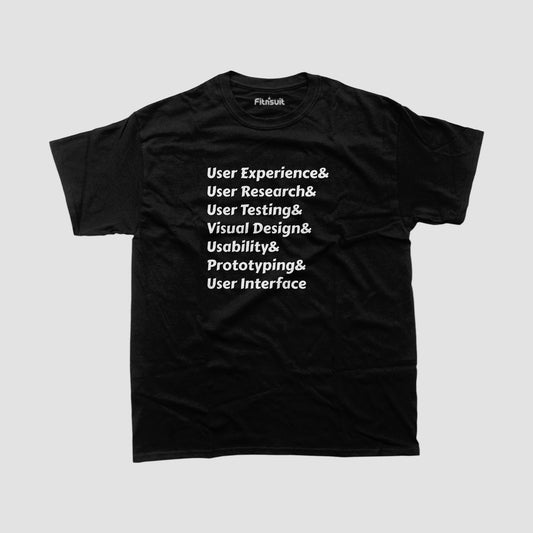 User Experience, Research, Testing & More UI UX Designer T-Shirt